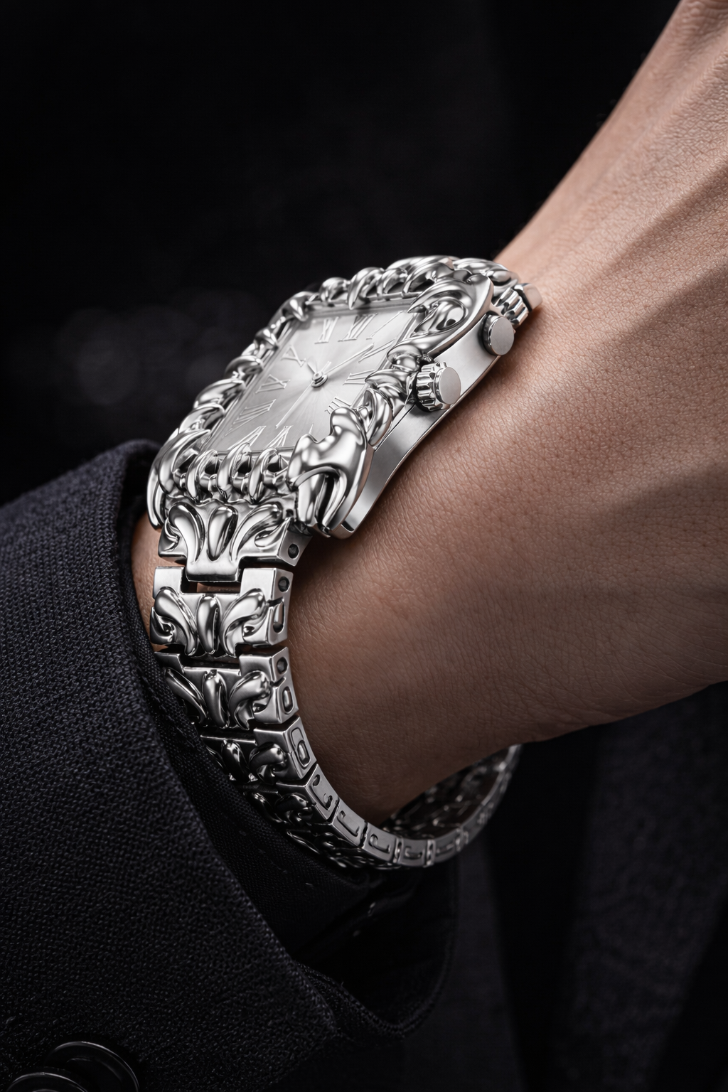 Chrome Aurelian Watch - velora studio 