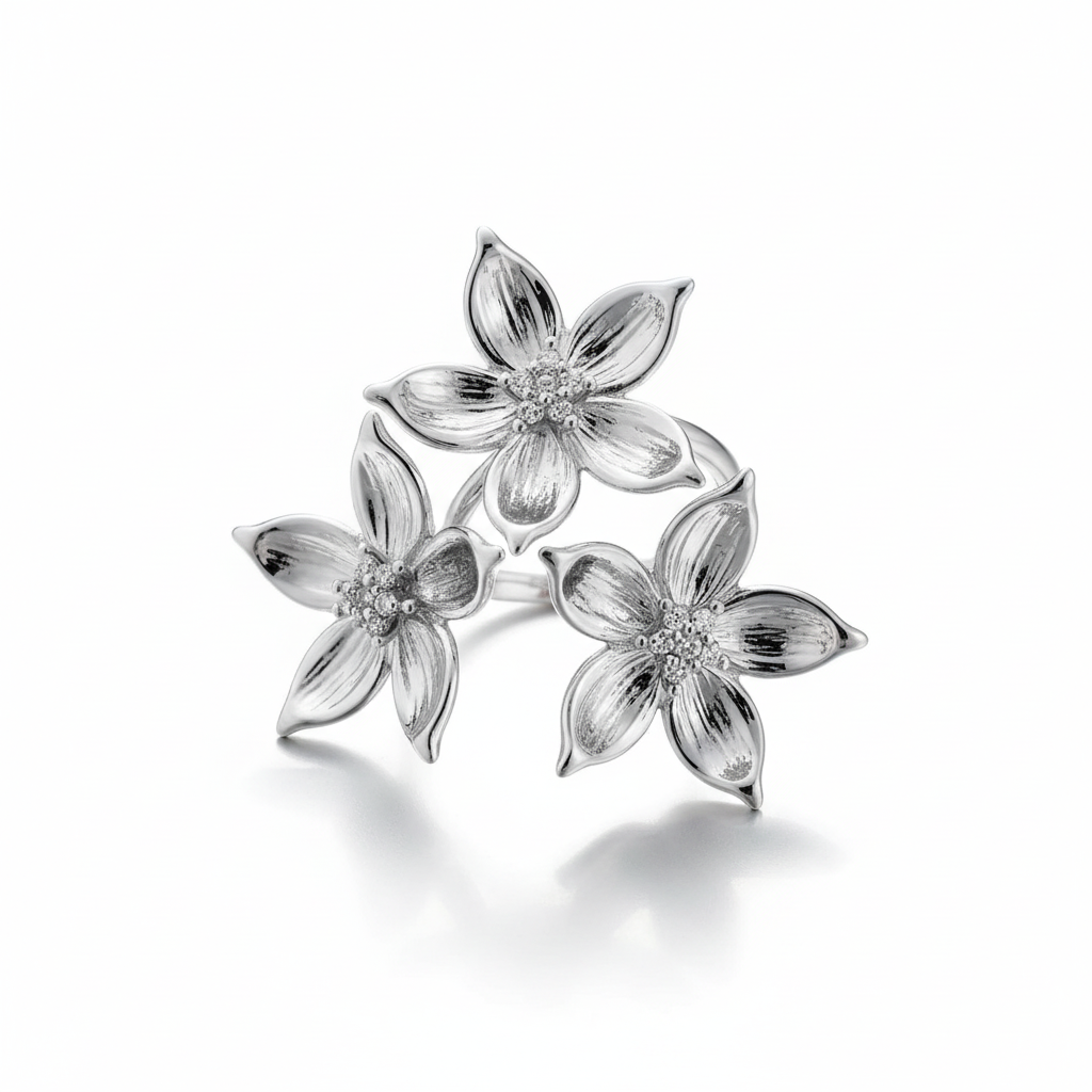 Floral ring - velora studio 
