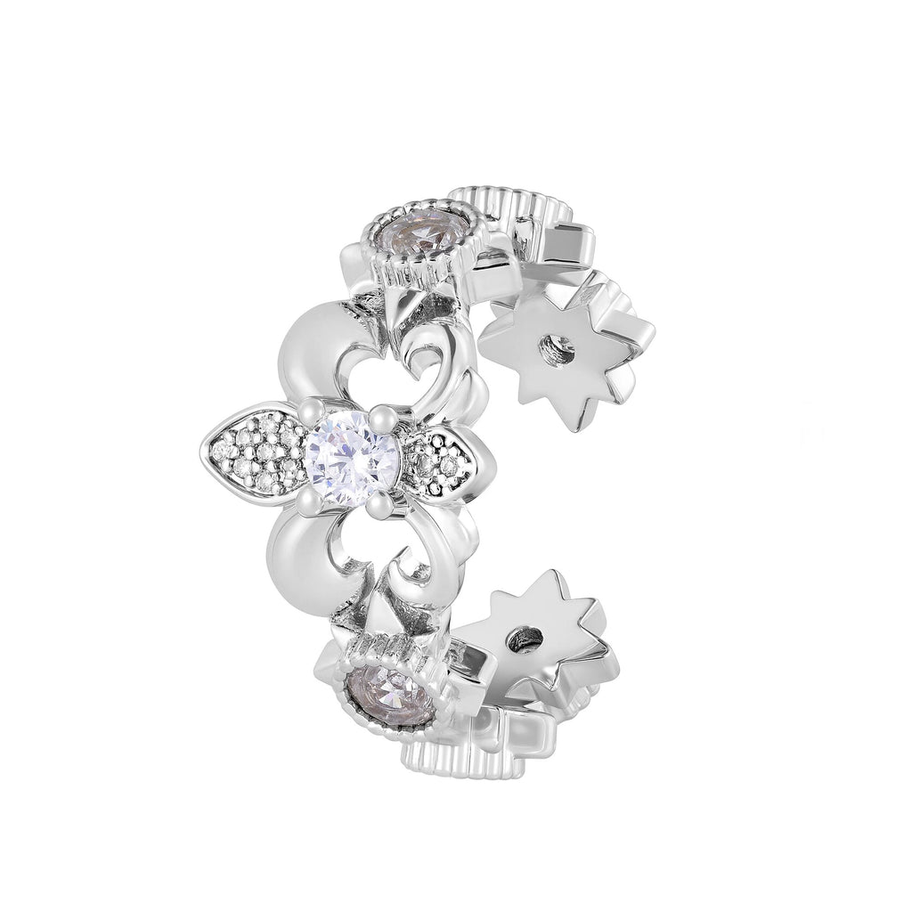 Velora Fleur Cross rings - velora studio 