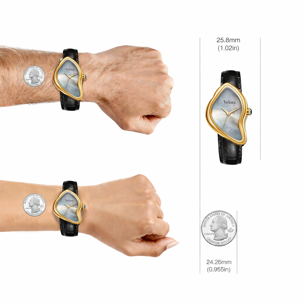 Velora Melt Sculpted Timepiece distant  edition - velora studio 