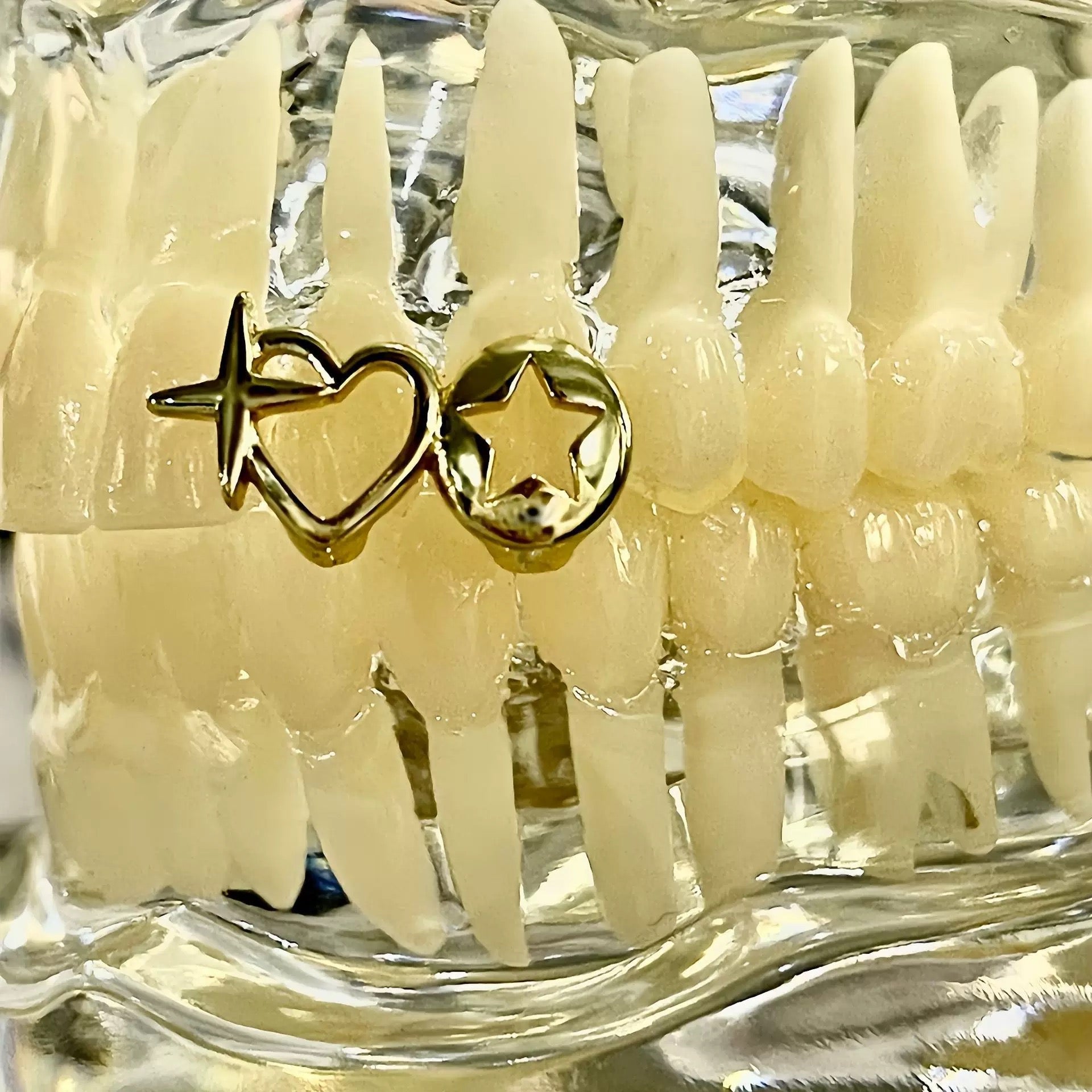 Chrome tooth gem - velora studio 