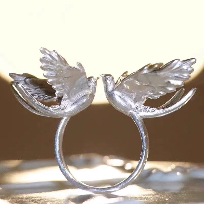 Velora Ascension™ Dual Swallow Ring - velora studio 