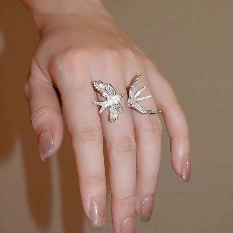 Velora Ascension™ Dual Swallow Ring - velora studio 