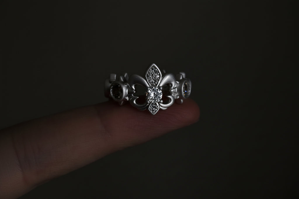 Velora Fleur Cross rings - velora studio 