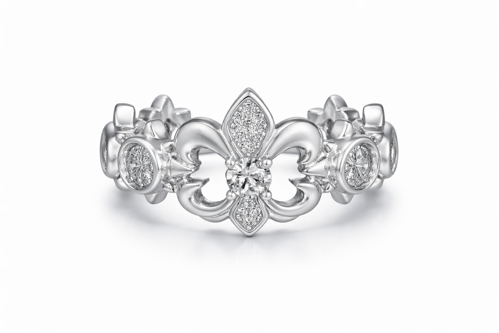Velora Fleur Cross rings - velora studio 