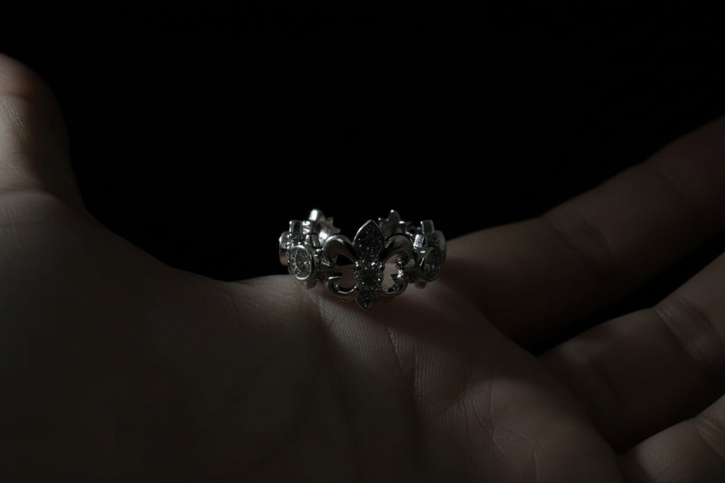 Velora Fleur Cross rings - velora studio 