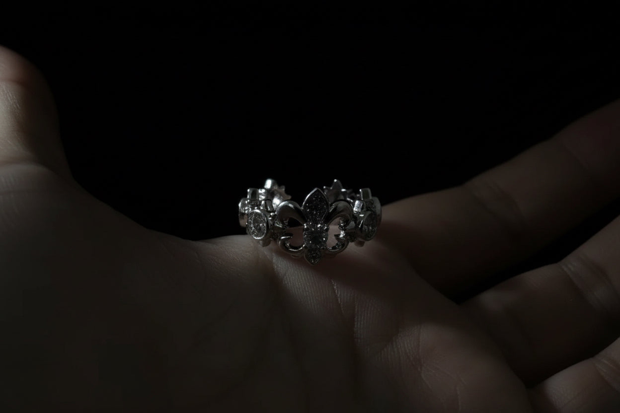 Velora Fleur Cross rings - velora studio 