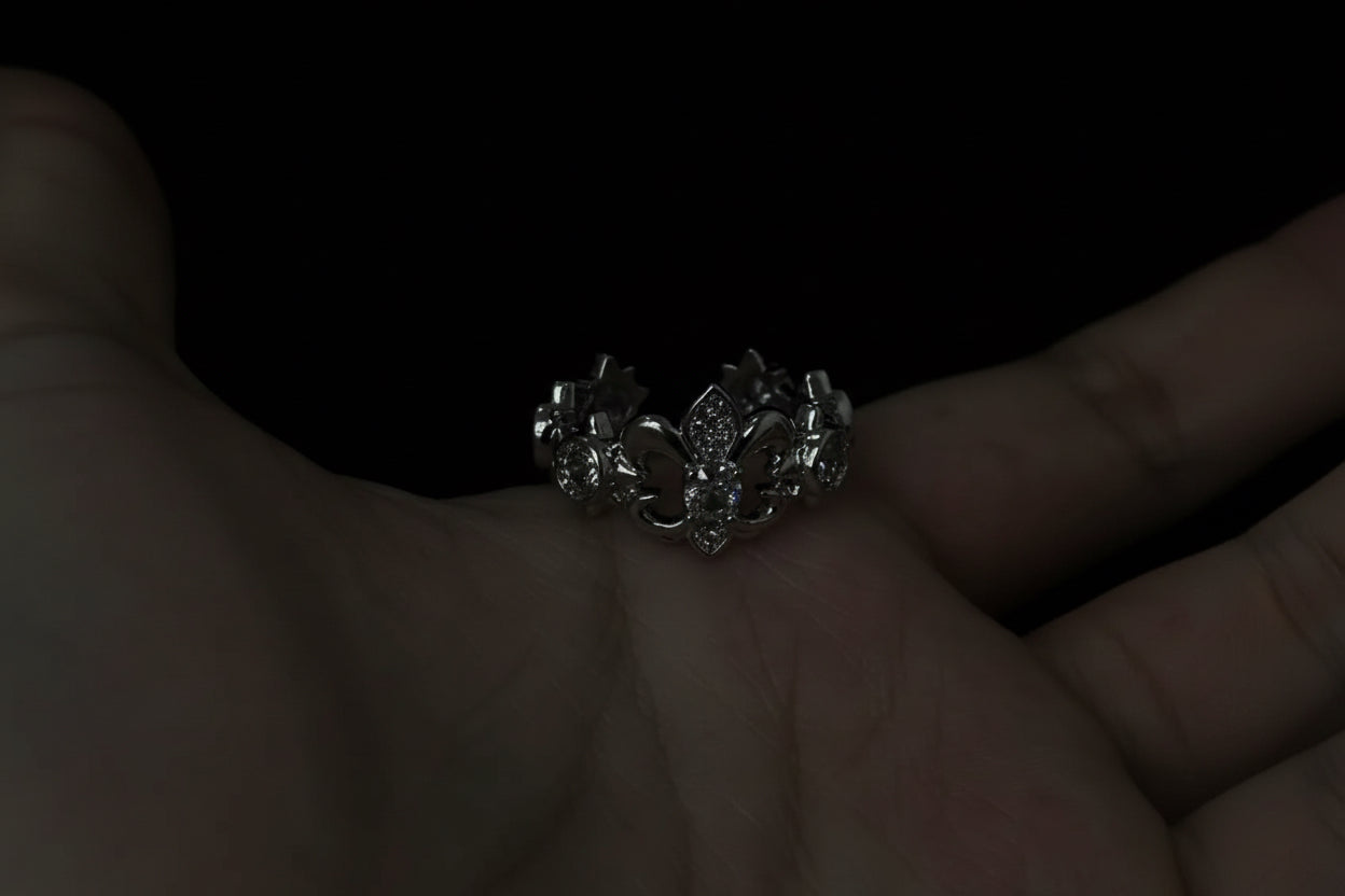 Velora Fleur Cross rings - velora studio 