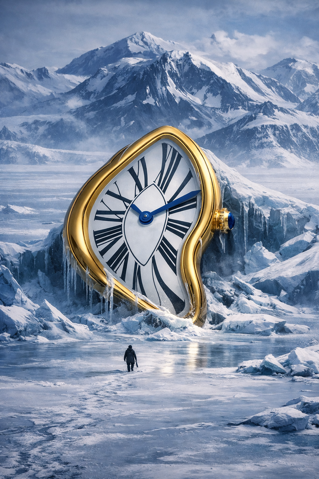 Velora Melt Sculpted Timepiece distant  edition - velora studio 