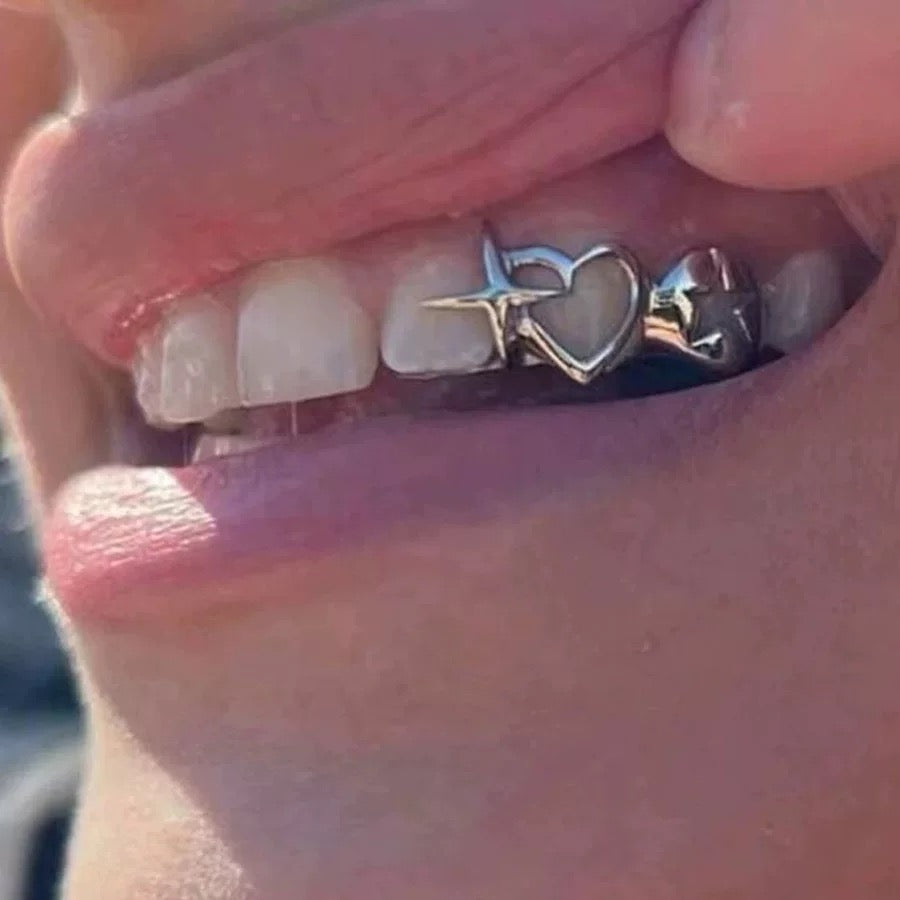 Chrome tooth gem - velora studio 