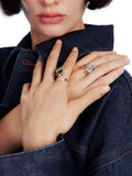 velora Serpent Ethereal Leaf Ring - velora studio 