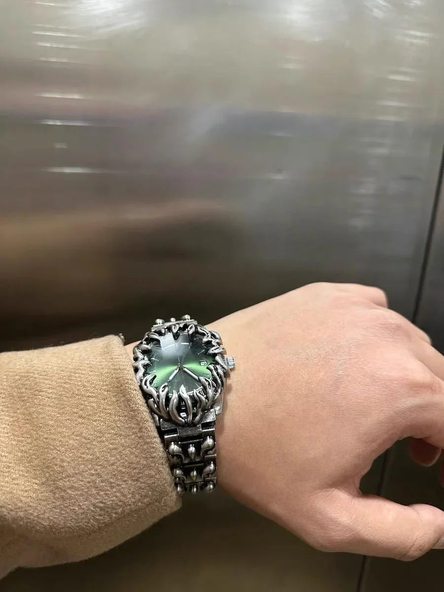 Velora Sculpted Steel Watch - velora studio 