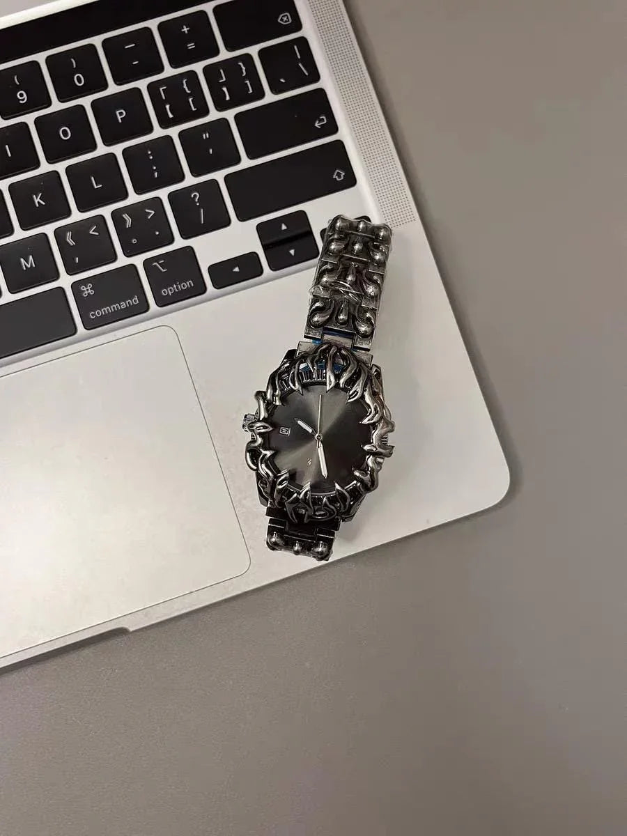 Velora Sculpted Steel Watch - velora studio 