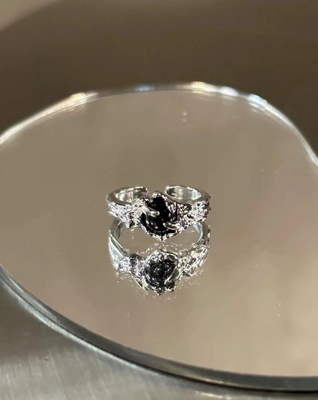 Black Onyx  Ring - velora studio 