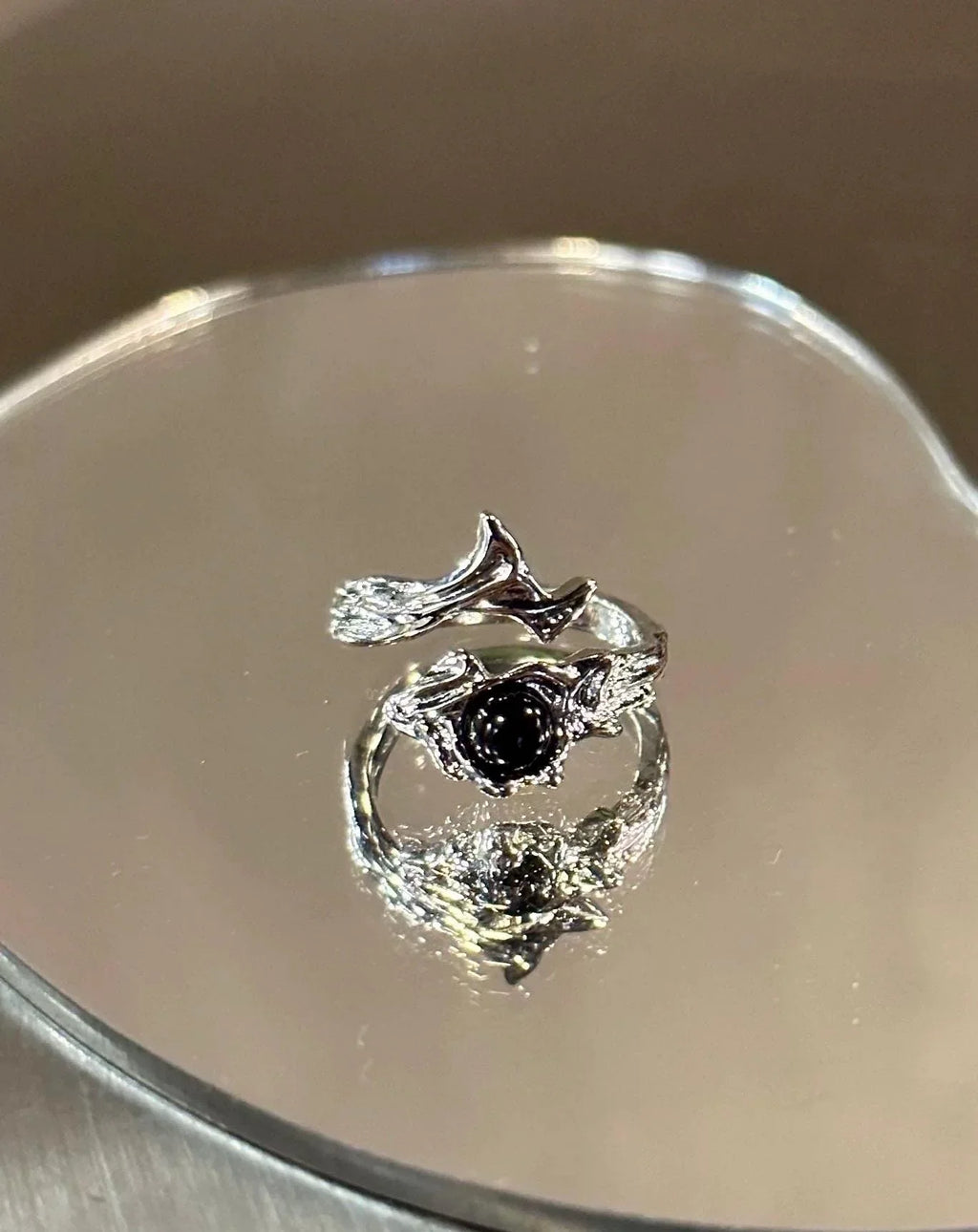 Black Onyx  Ring - velora studio 