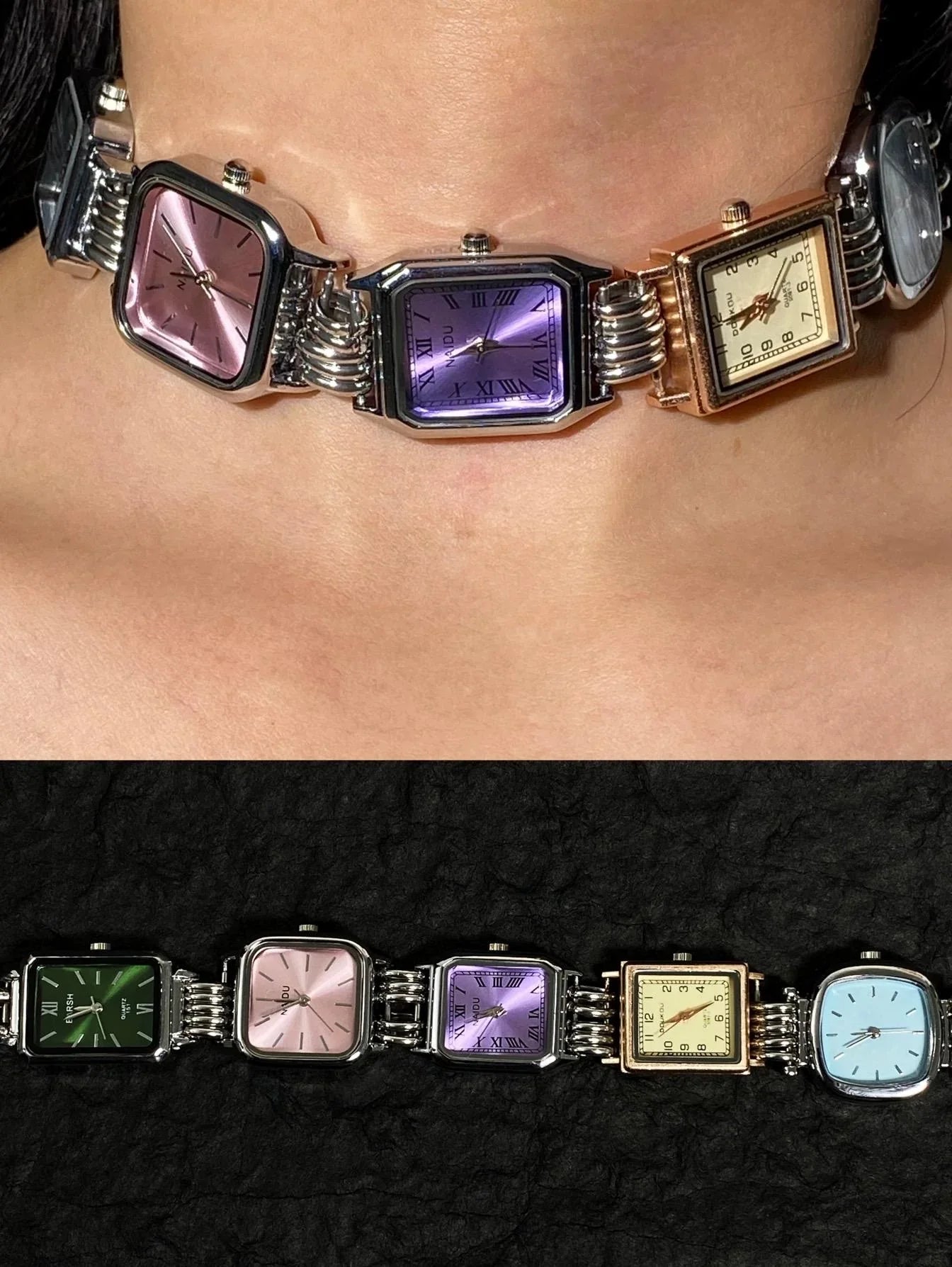 Timepiece Choker Necklace - velora studio 