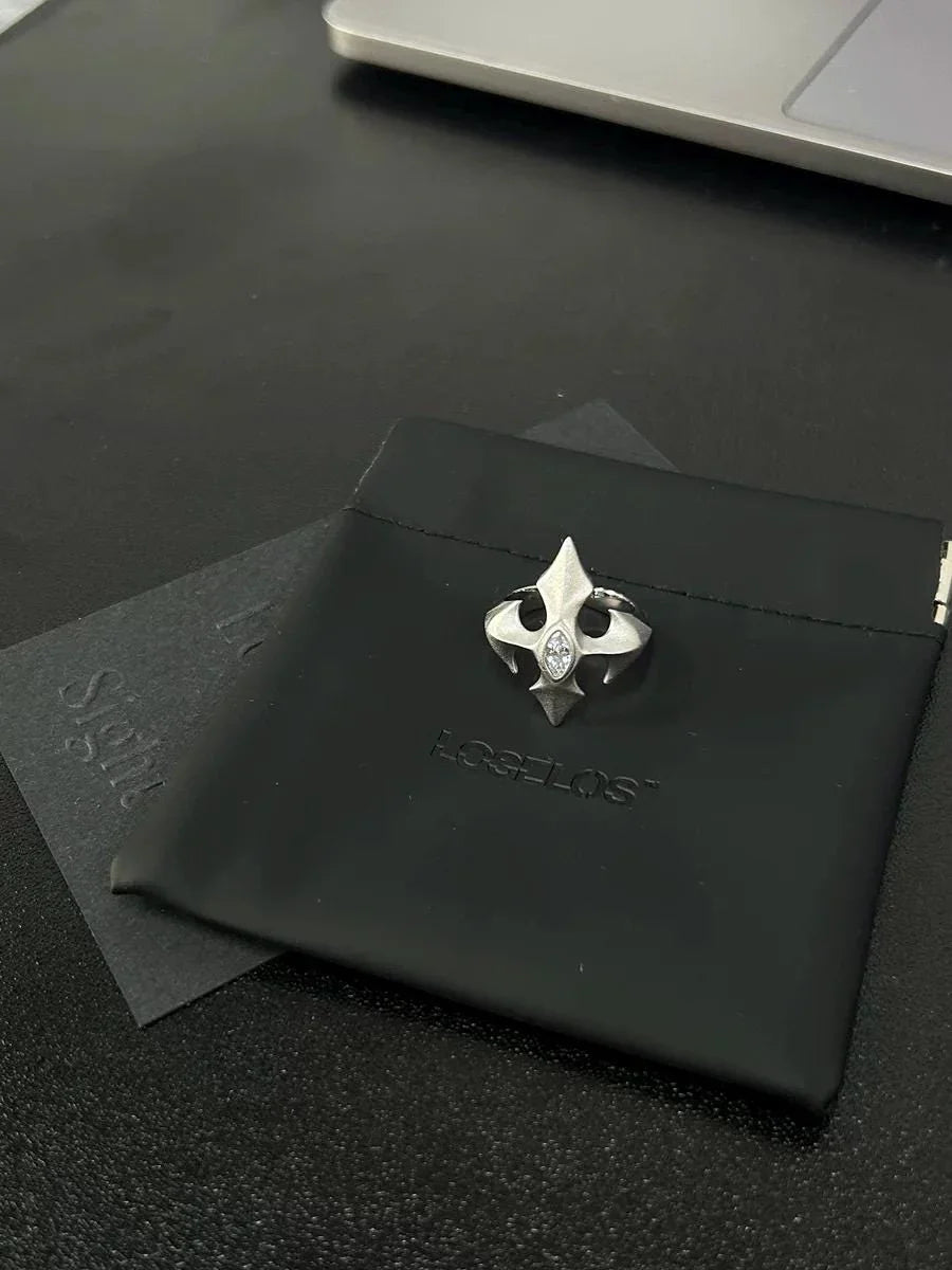 Silver Cross Ring - velora studio 