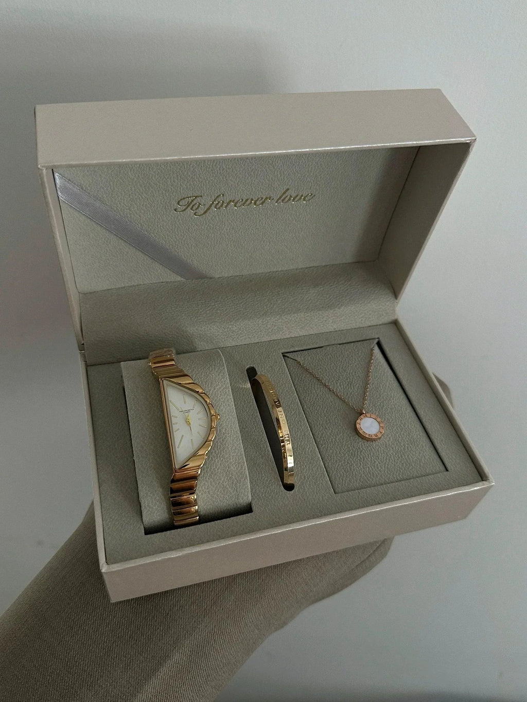 Velora gold Apex Watch Triangular Minimalist Steel Timepiece - velora studio 