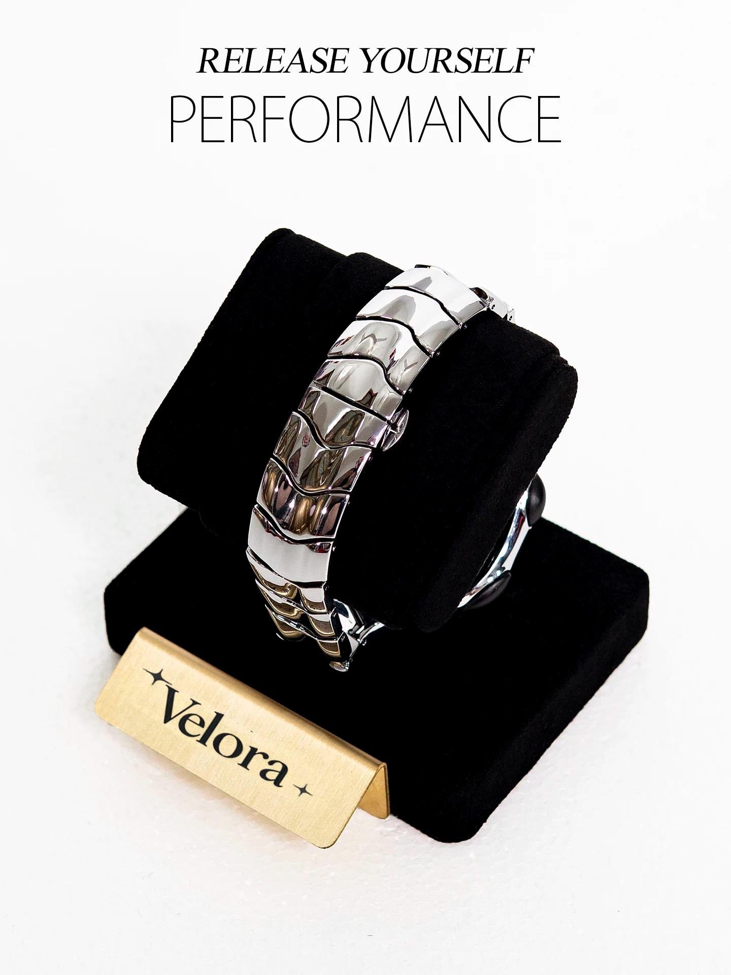 Chronograpy Sculpted Steel  Watch