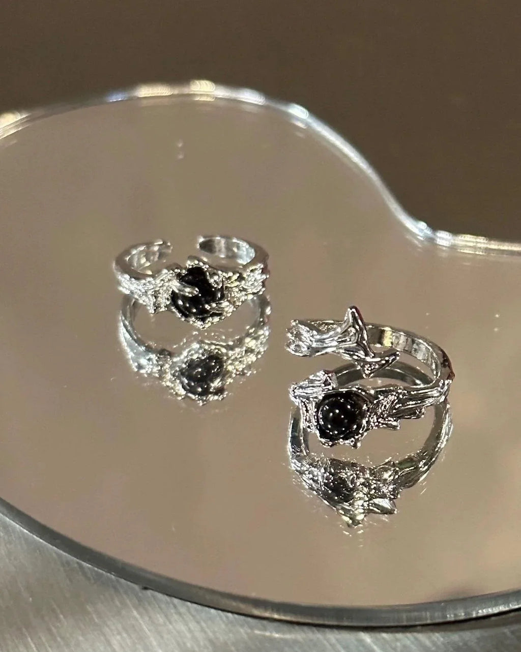 Black Onyx  Ring - velora studio 