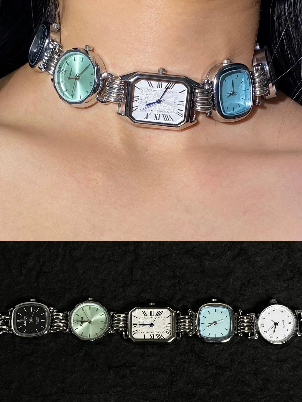 Timepiece Choker Necklace - velora studio 