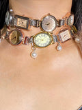 Timepiece Choker Necklace - velora studio 