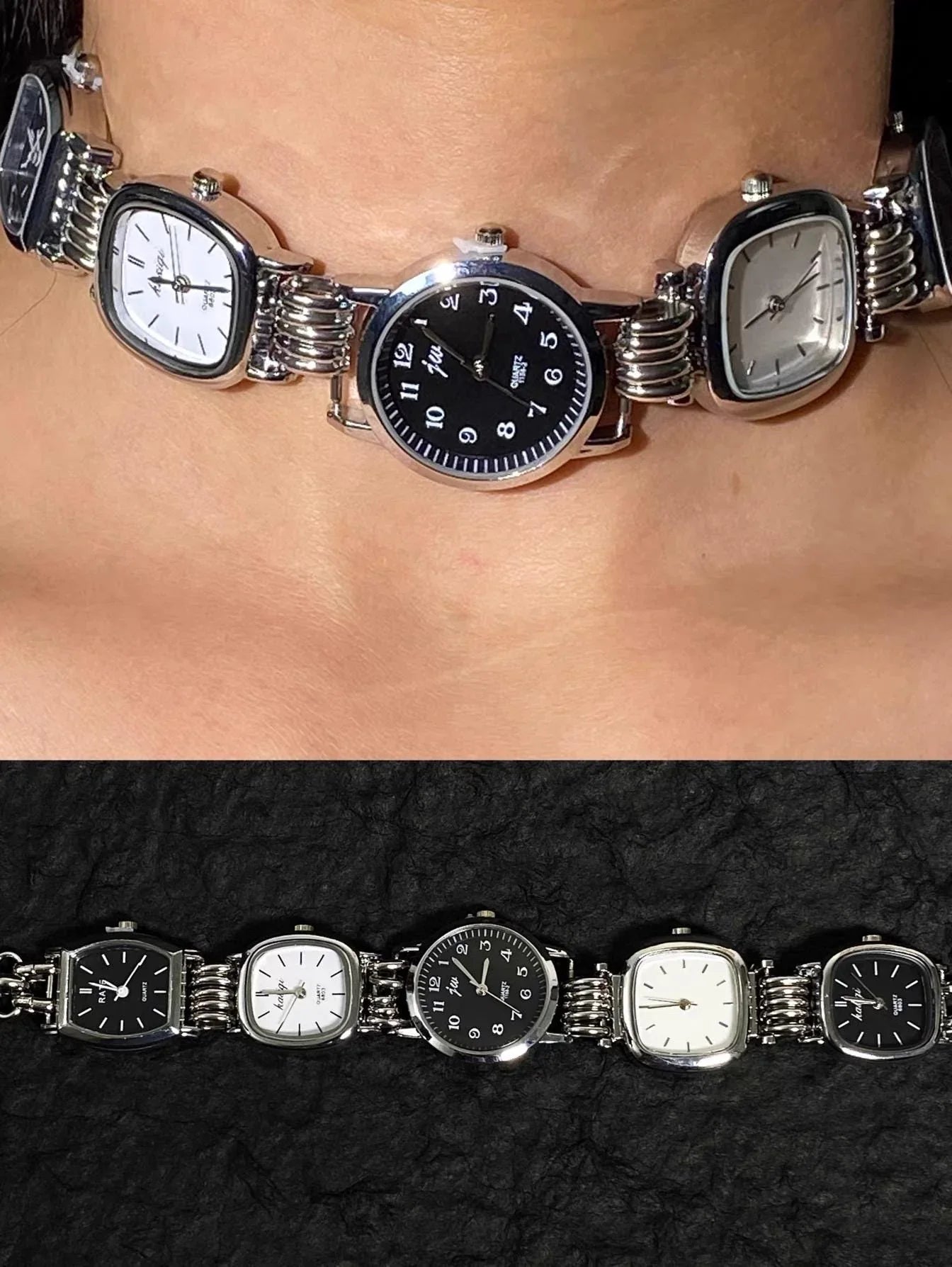 Timepiece Choker Necklace - velora studio 