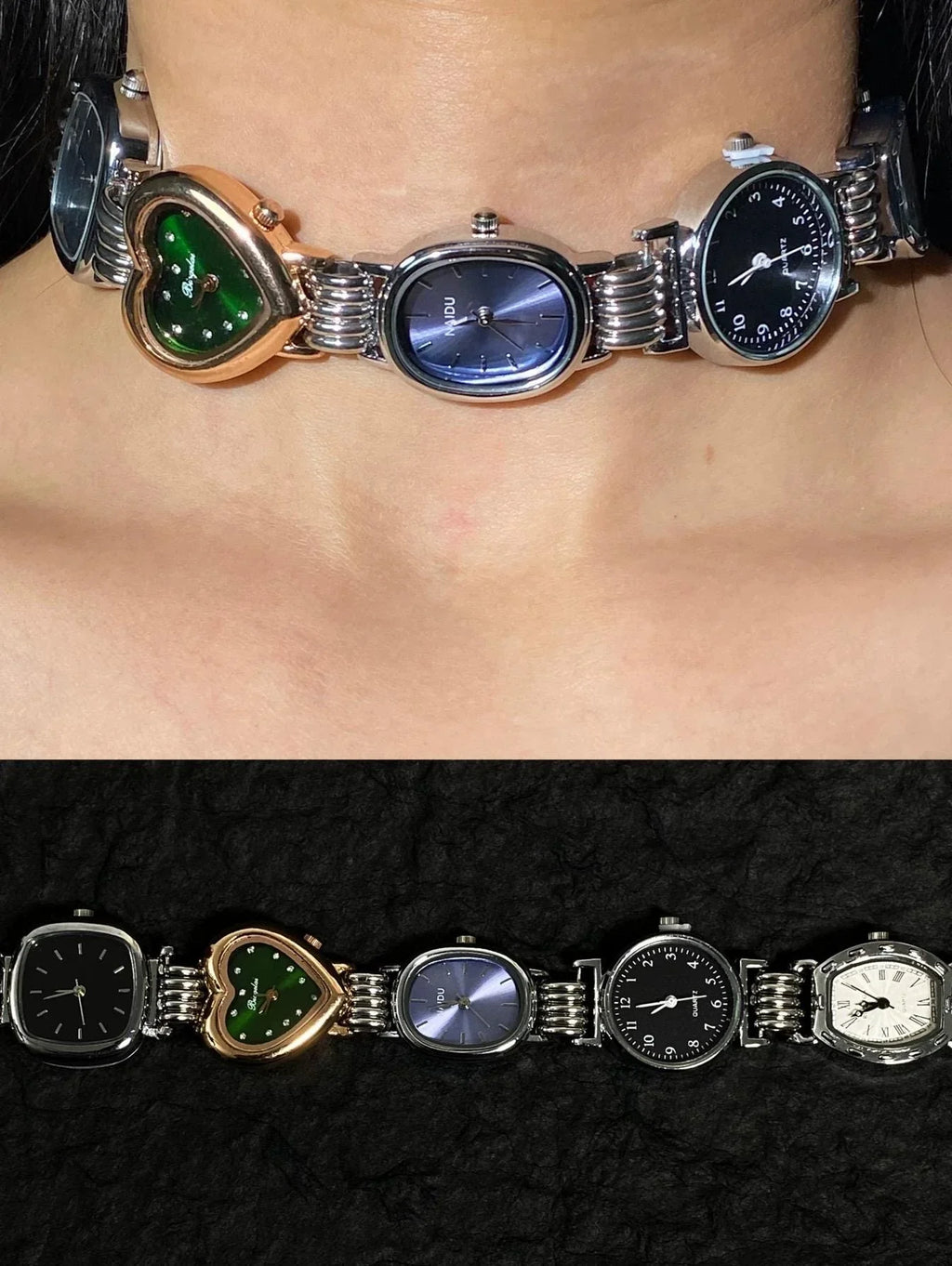 Timepiece Choker Necklace - velora studio 