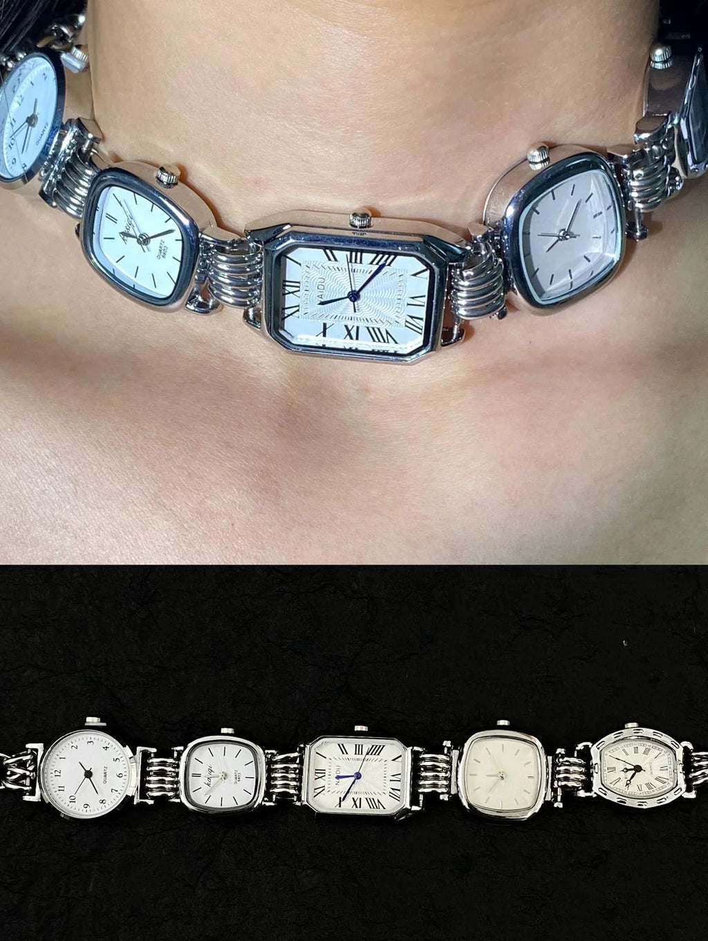 Timepiece Choker Necklace - velora studio 